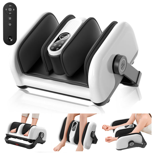 Fully Automatic Leg Massager Calf Instrument Foot Massager Multi-function Kneading Roller Foot Massage Machine Hot Compress