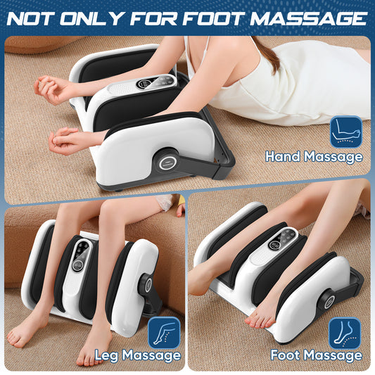 Fully Automatic Leg Massager Calf Instrument Foot Massager Multi-function Kneading Roller Foot Massage Machine Hot Compress
